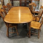 Solid Maple Dining Table And Chairs